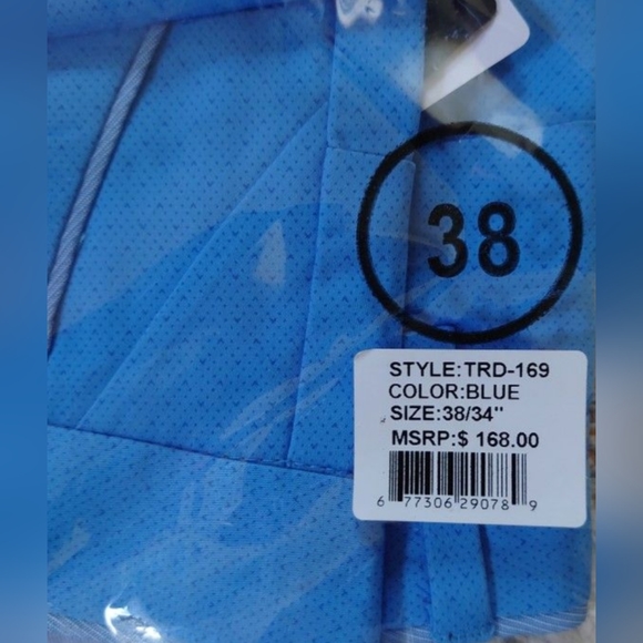 TR Premium Blue Comfort Slim-Fit Pants - Picture 6 of 6